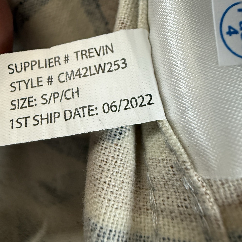 Chaps Men's S Moose Print Button Down Shirt Untucked 100% Cotton NWT Cabin Core - Picture 7 of 12
